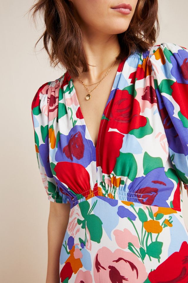 ワンピース Faithfull Anita V-Neck Midi Dress Faithfull Anita V-Neck Midi Dress | Anthropologie