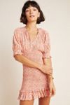 knee length dresses for ladies Ladies Long Sleeve Ribbed Fit & Flare Mini Dress main image 1