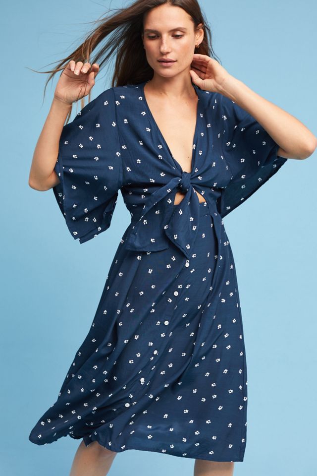 Farrah Tie-Front Dress #1