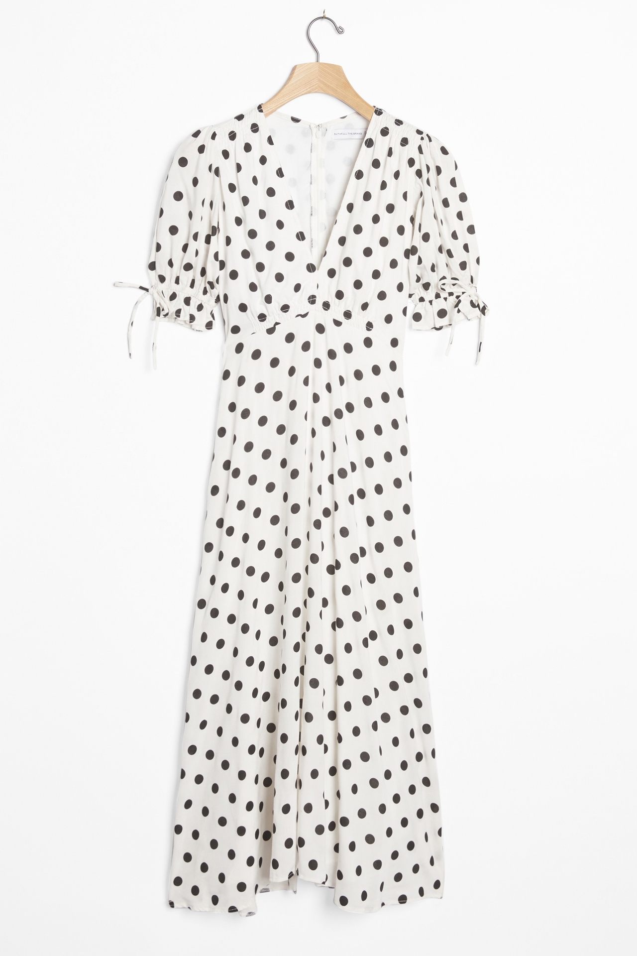 Faithfull Franca Polka Dot Maxi Dress