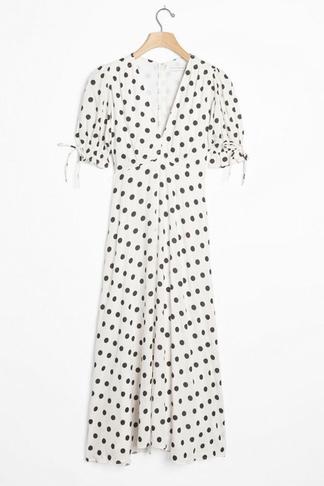 Faithfull Franca Polka Dot Maxi Dress #1