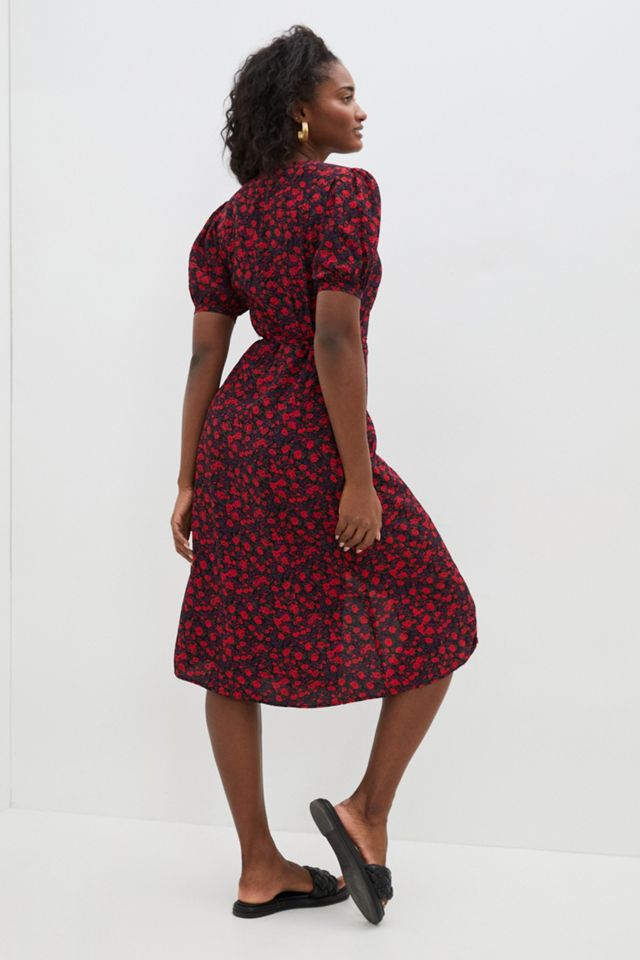 Faithfull Uma Wrap Midi Dress #3
