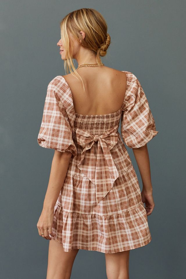 Faithfull Plaid Mini Dress #3