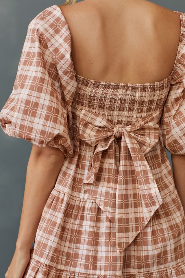 Faithfull Plaid Mini Dress #4