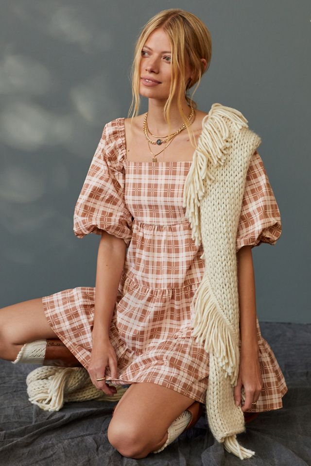 Faithfull Plaid Mini Dress #5