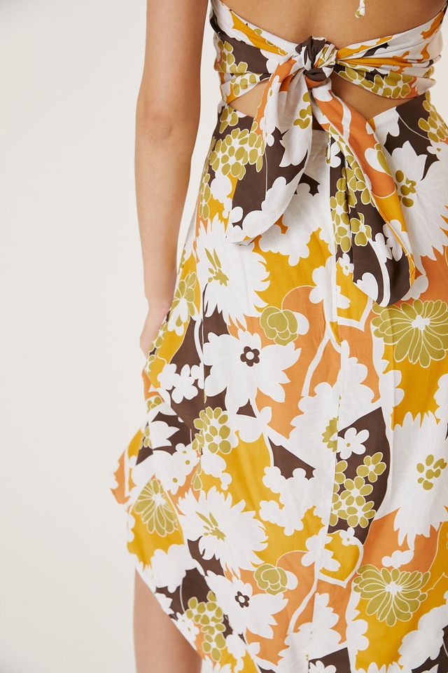 Faithfull Side-Cutout Halter Dress #2