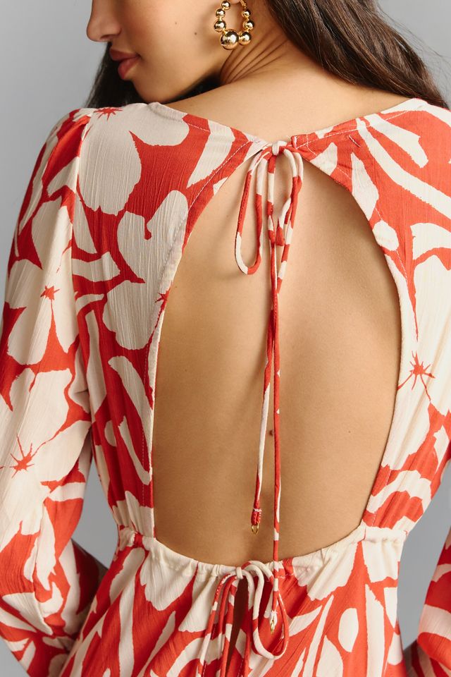 Faithfull Shiva Open-Back Dress