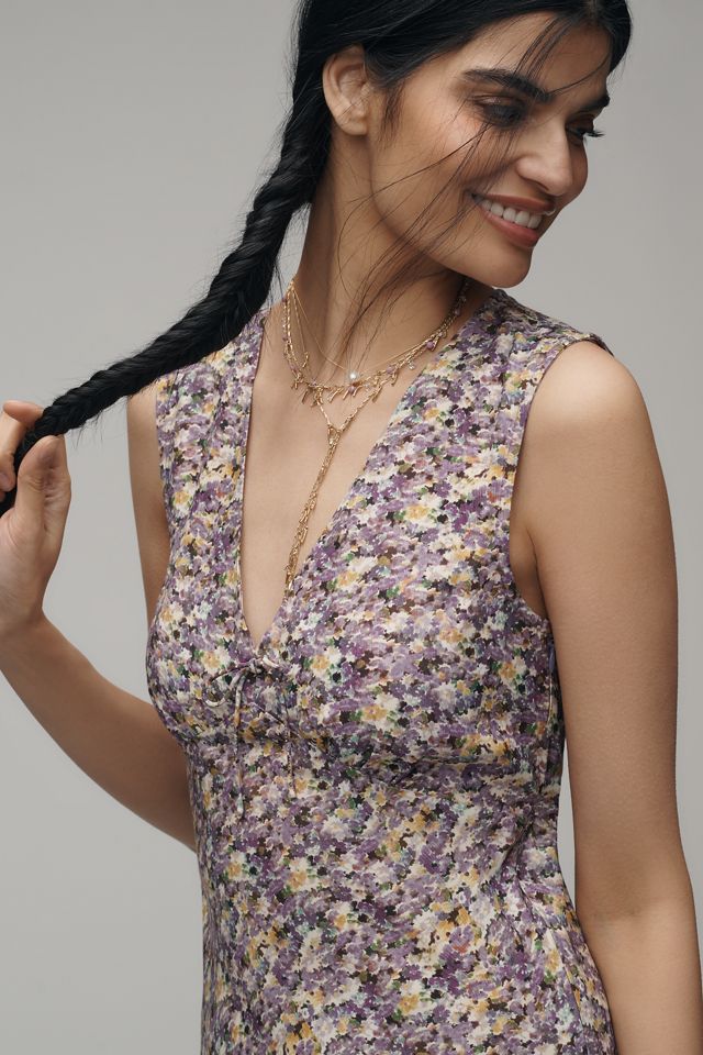 Faithfull V-Neck Sleeveless Mini Dress #2