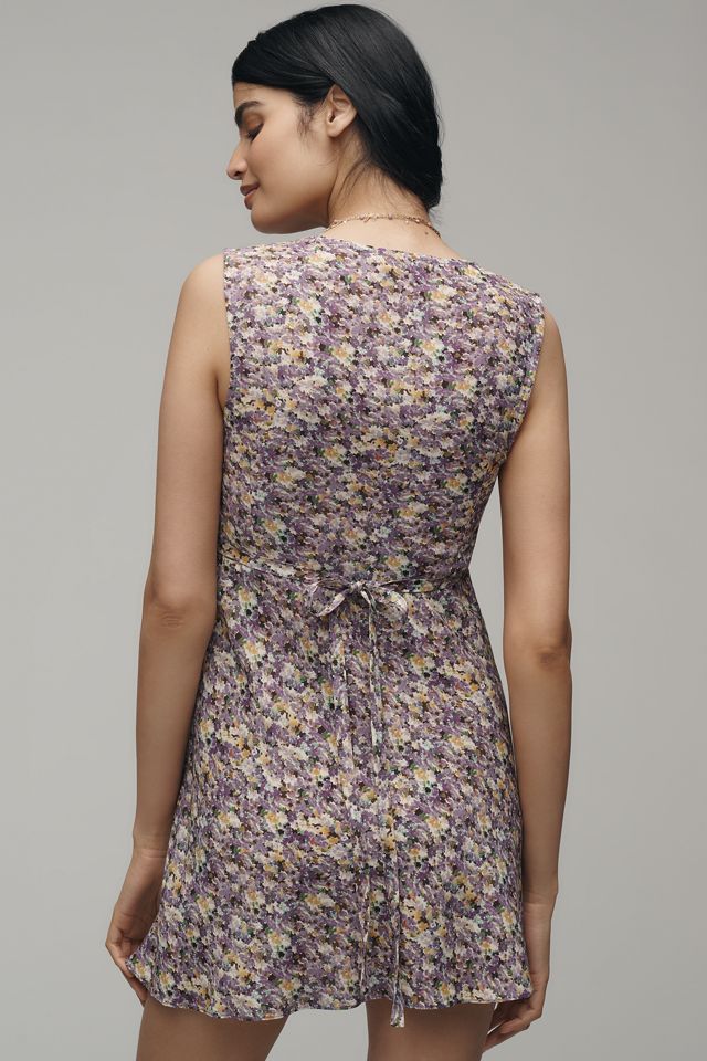 Faithfull V-Neck Sleeveless Mini Dress #3