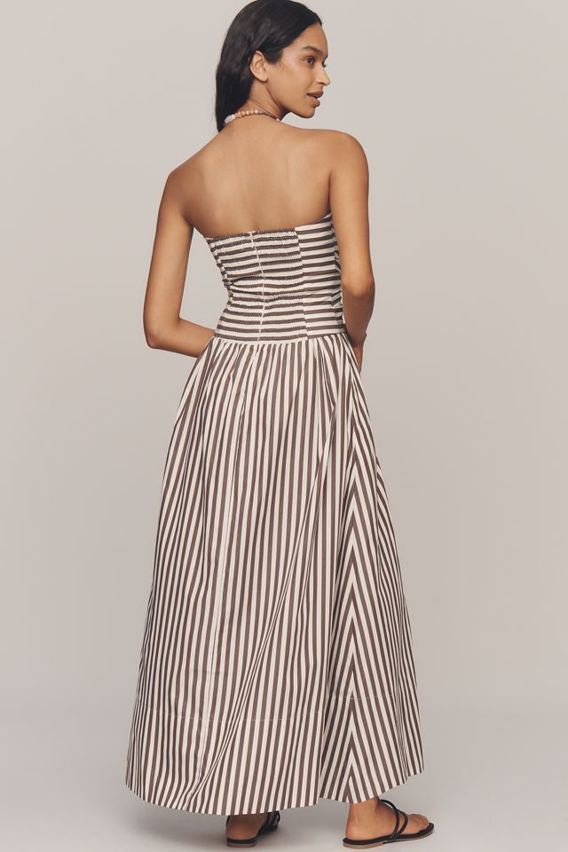 Faithfull Vera Strapless A-Line Maxi Dress
