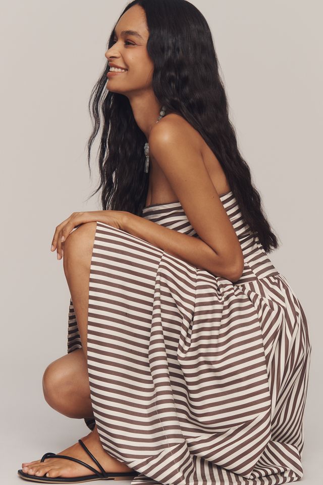 Faithfull Vera Strapless A-Line Maxi Dress