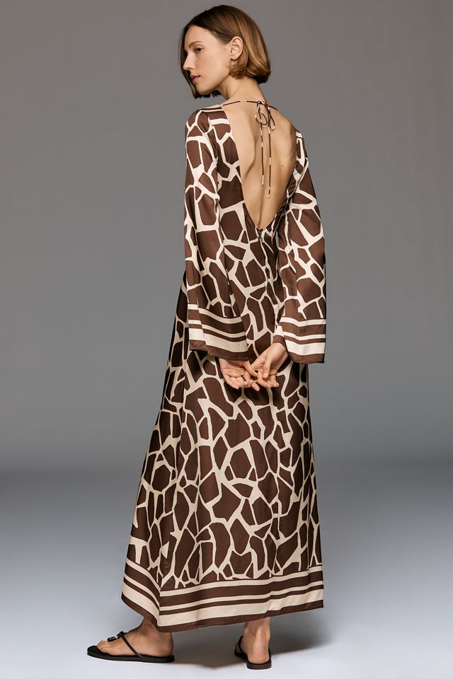 Faithfull The Brand Orsino Long-Sleeve Boat-Neck Maxi Dress | Anthropologie