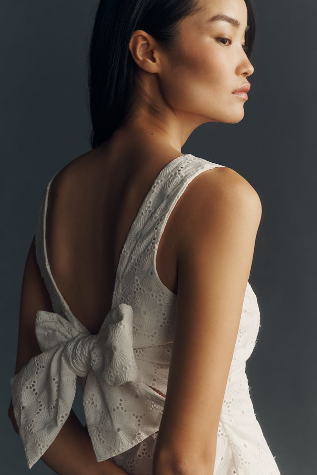 Faithfull Etore Bow Mini Dress #3