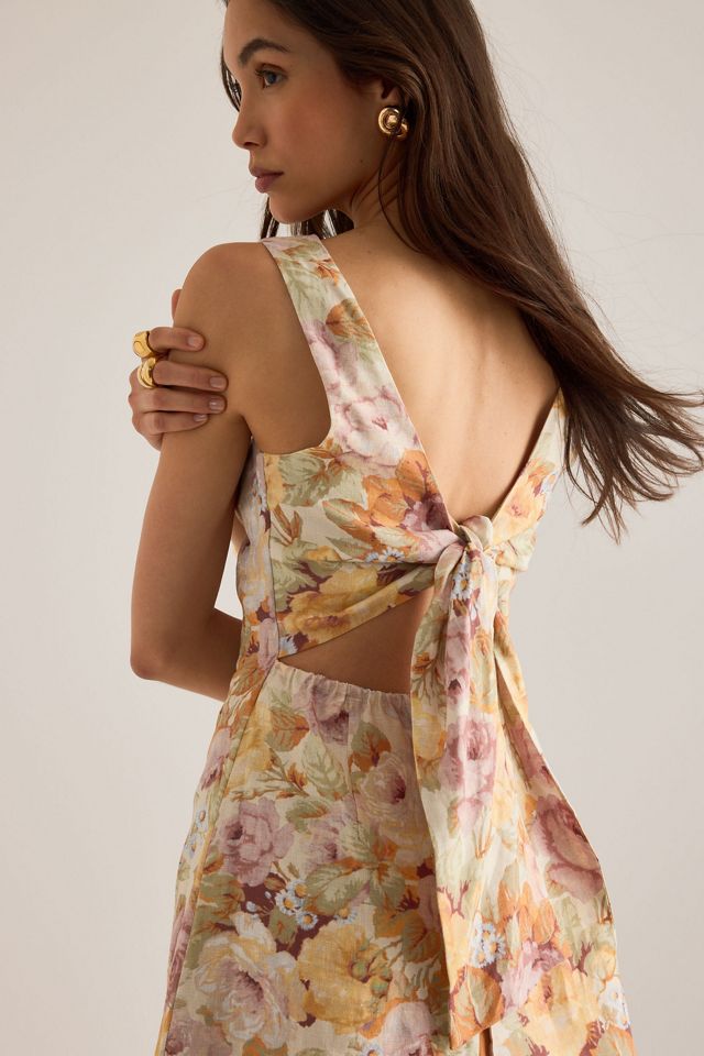 Minivestido de Mezcla de Lino Floral Sofia de Faithfull The Brand #3