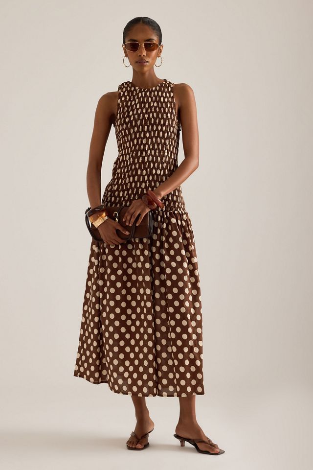 Faithfull The Brand Luisa Smocked Maxi Dress #4