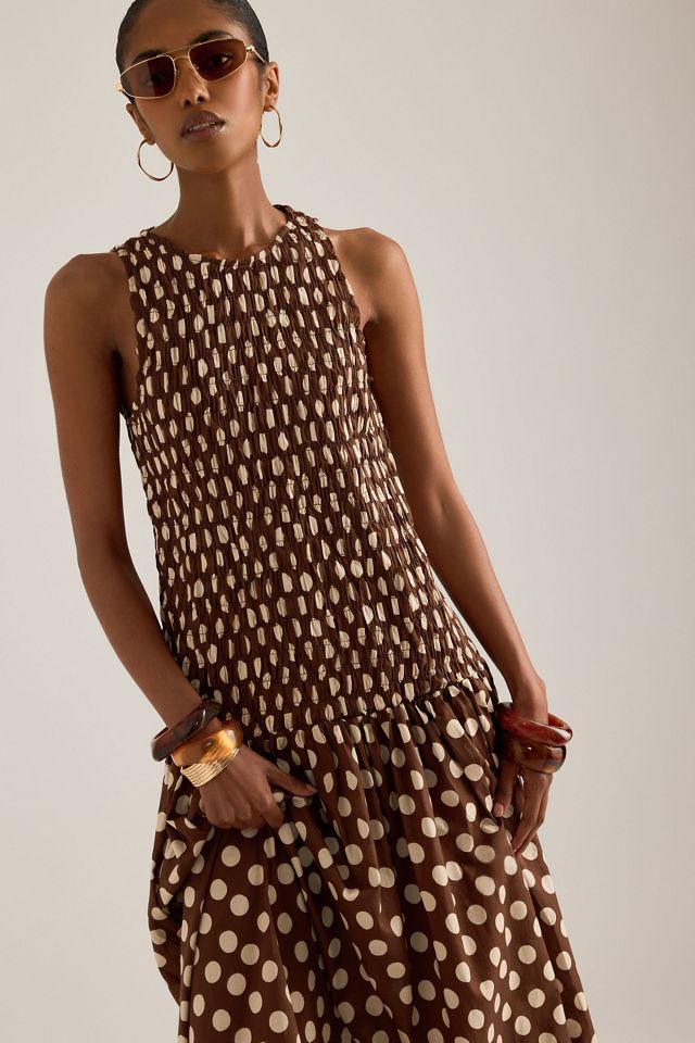 Faithfull The Brand Luisa Smocked Maxi Dress #7