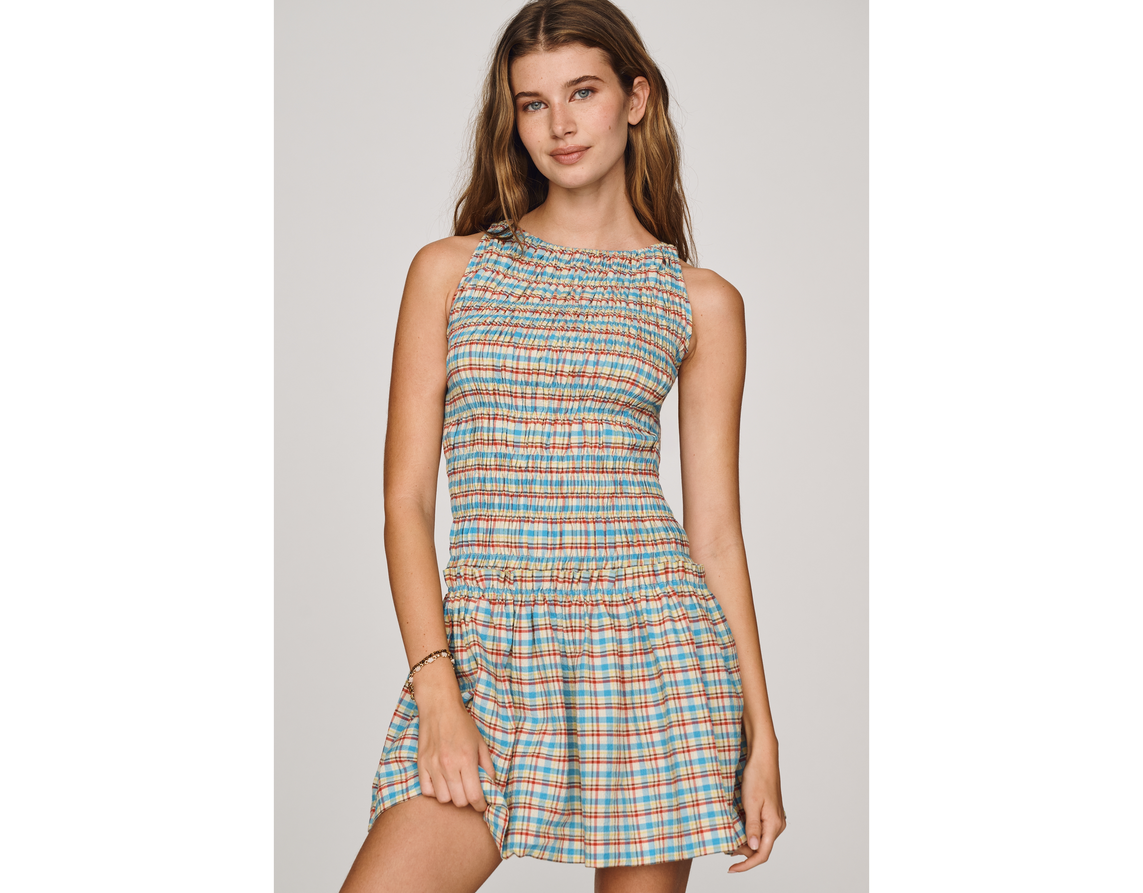 Faithfull Gala Smocked Dress