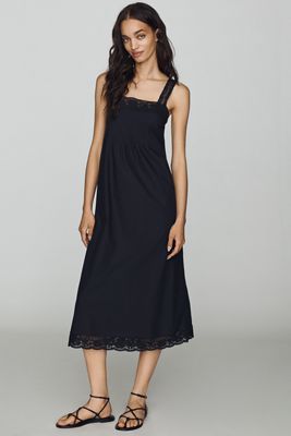 Faithfull Cristina 100% Cotton Midi Dress