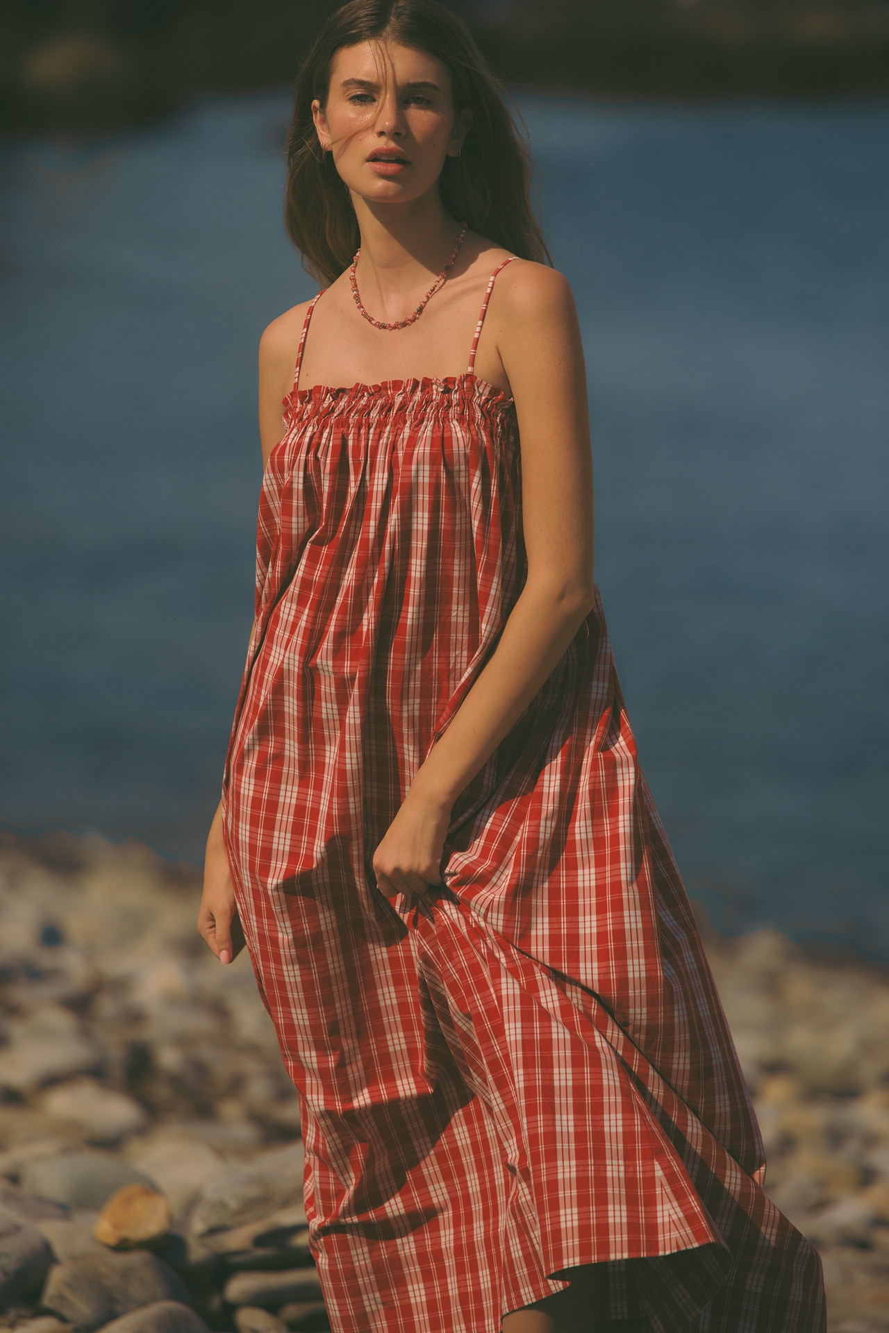 Faithfull Greta 100% Cotton Midi Dress