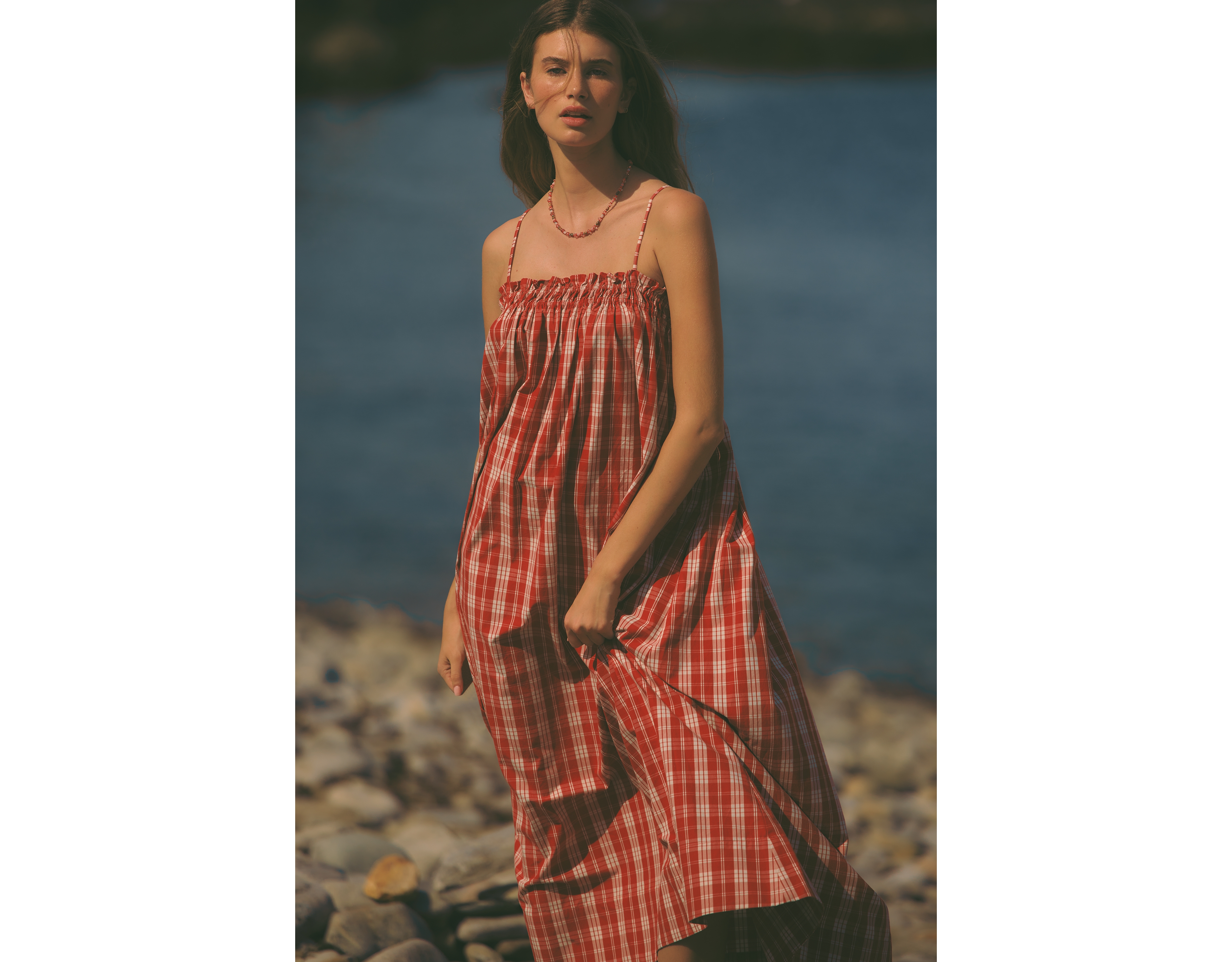 Faithfull Greta 100% Cotton Midi Dress