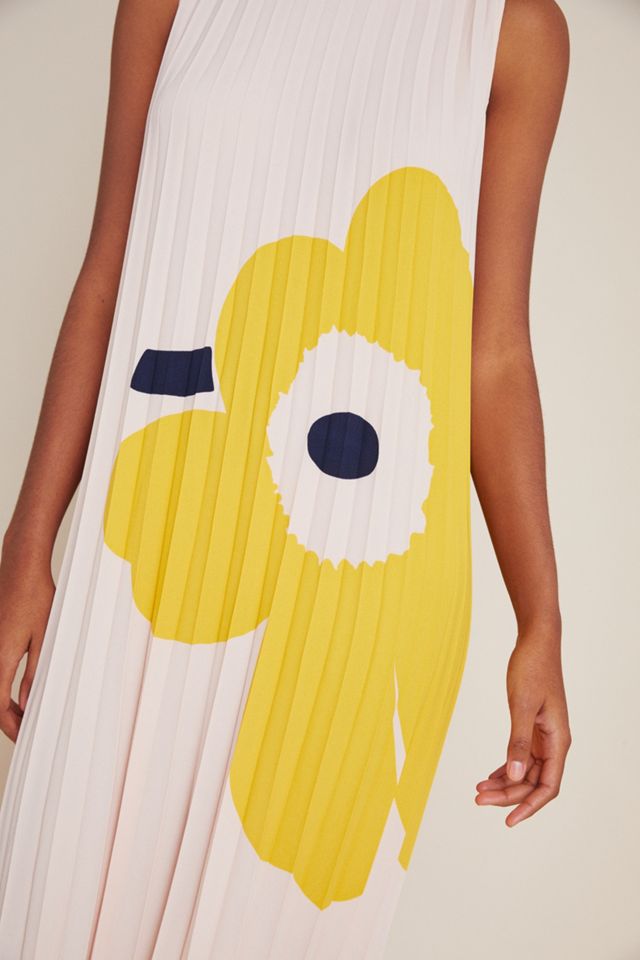 marimekko pleated dress Pihalla Unikko
