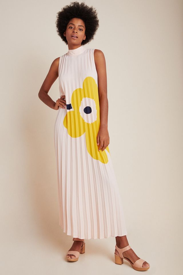 Marimekko Taitos Pleated Maxi Dress