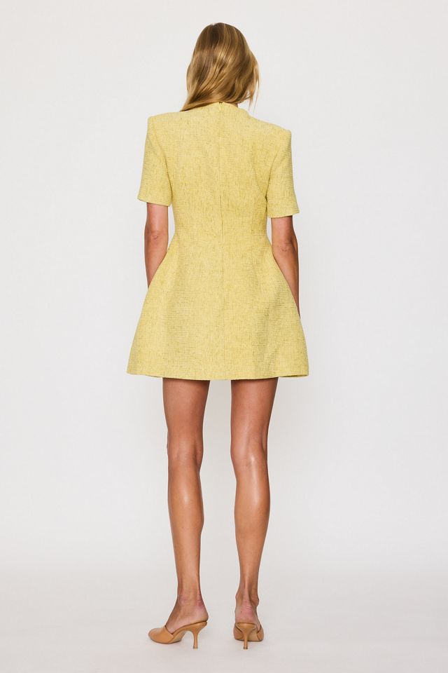 Odd Muse Boucle Button-Front Mini Dress #4