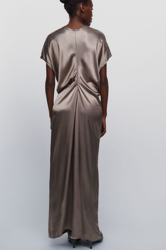 a.ren Draped Slip Maxi Dress #1