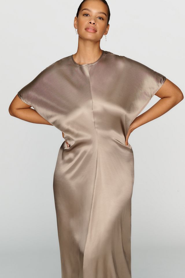 a.ren Draped Slip Maxi Dress #5