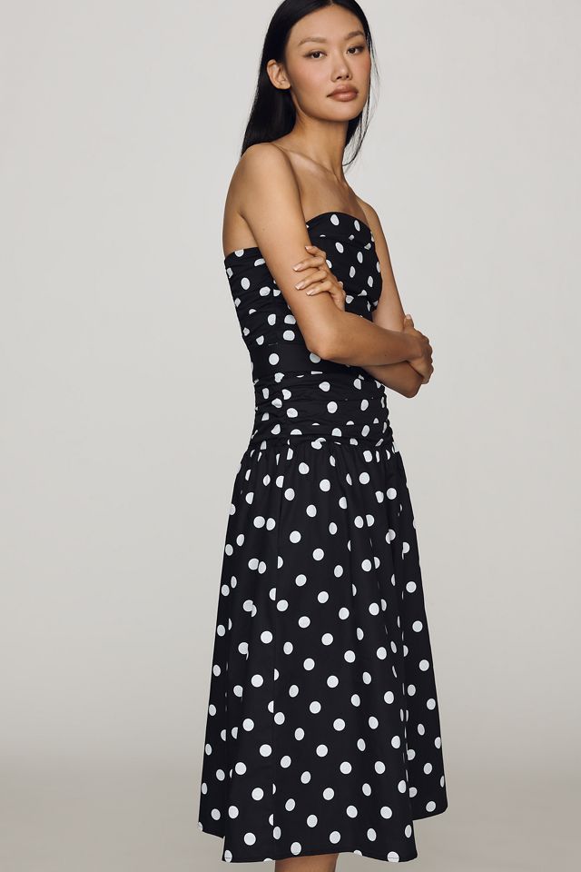 Love Wednesday Strapless Midi Dress #3