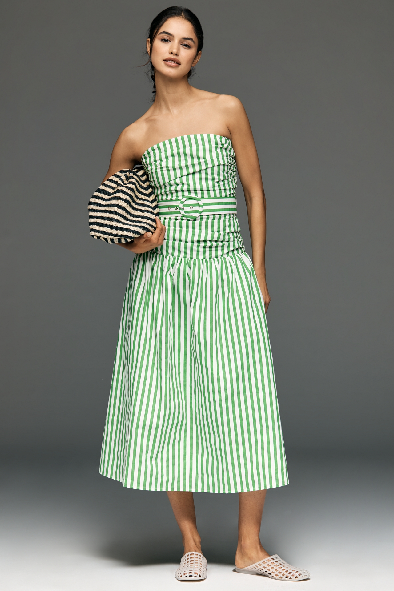 Love Wednesday Strapless Midi Dress