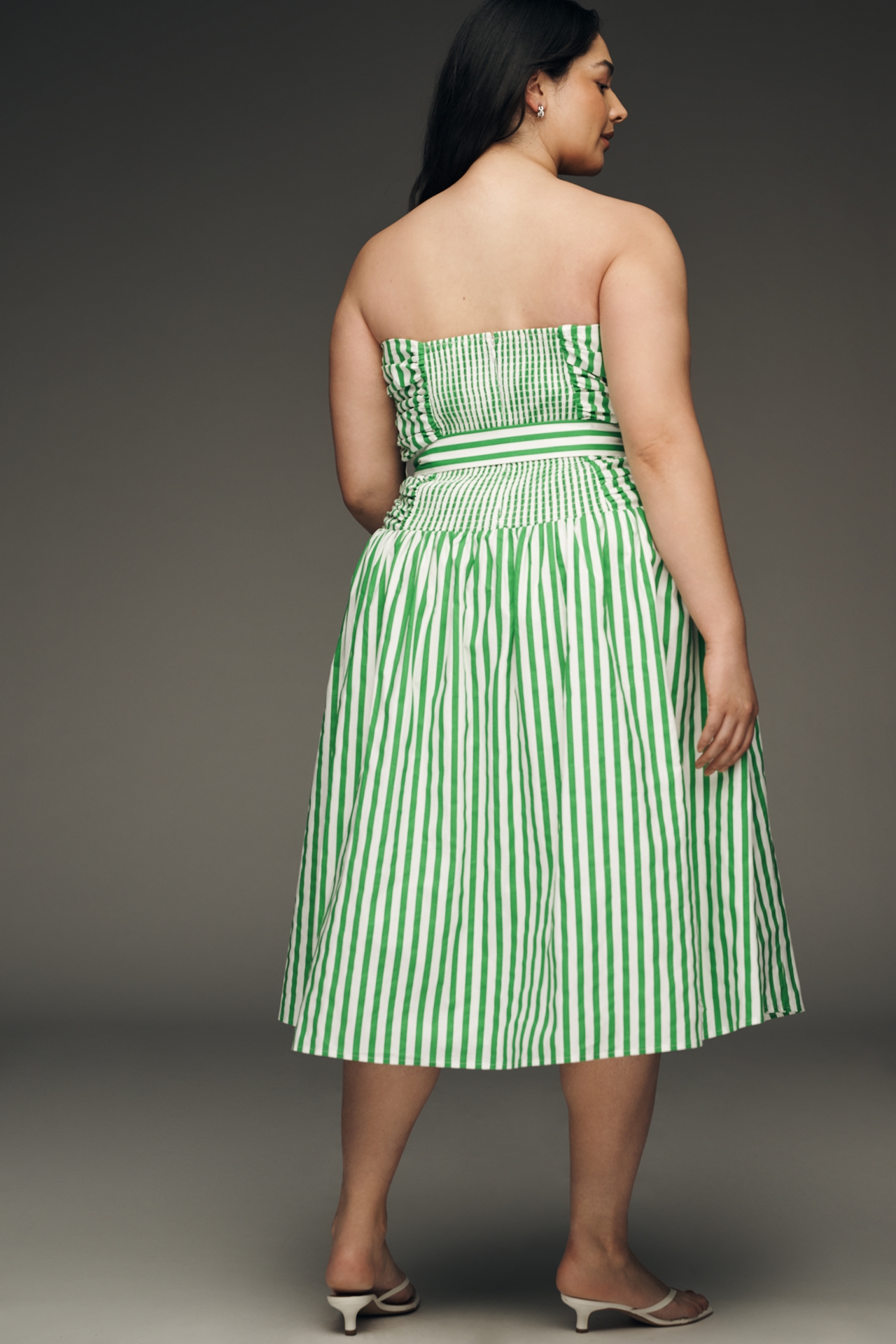 Love Wednesday Strapless Midi Dress