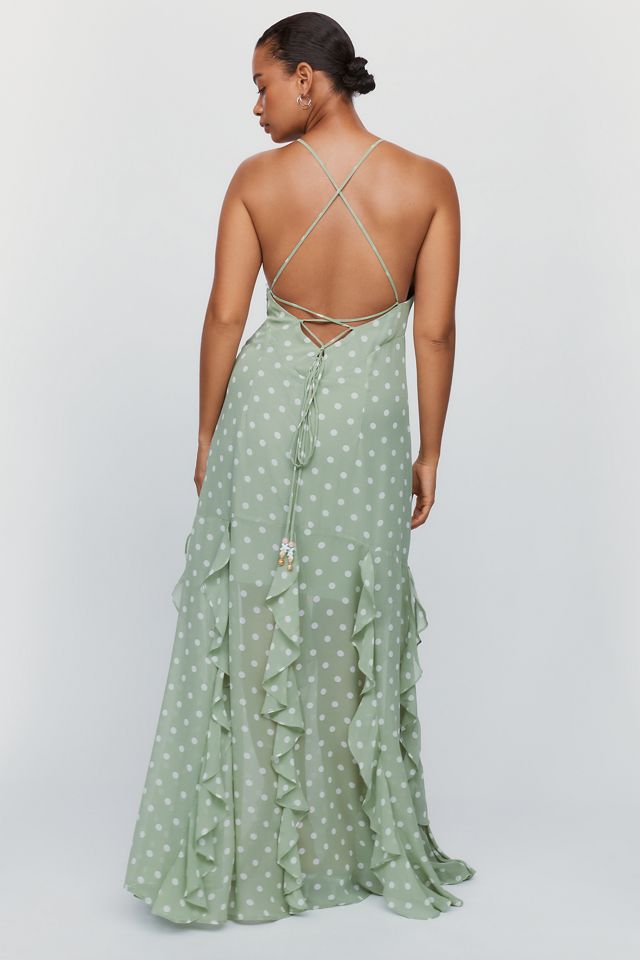 Elevator Disco Live Ruffled Maxi Dress #6