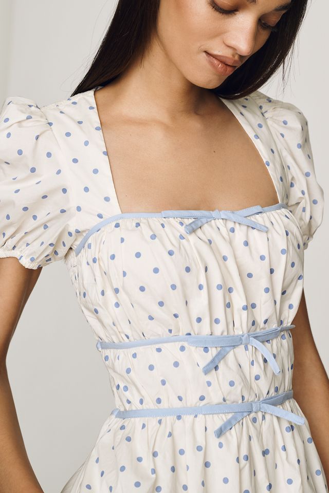 Elevator Disco Miss Me 100% Cotton Midi Dress #1
