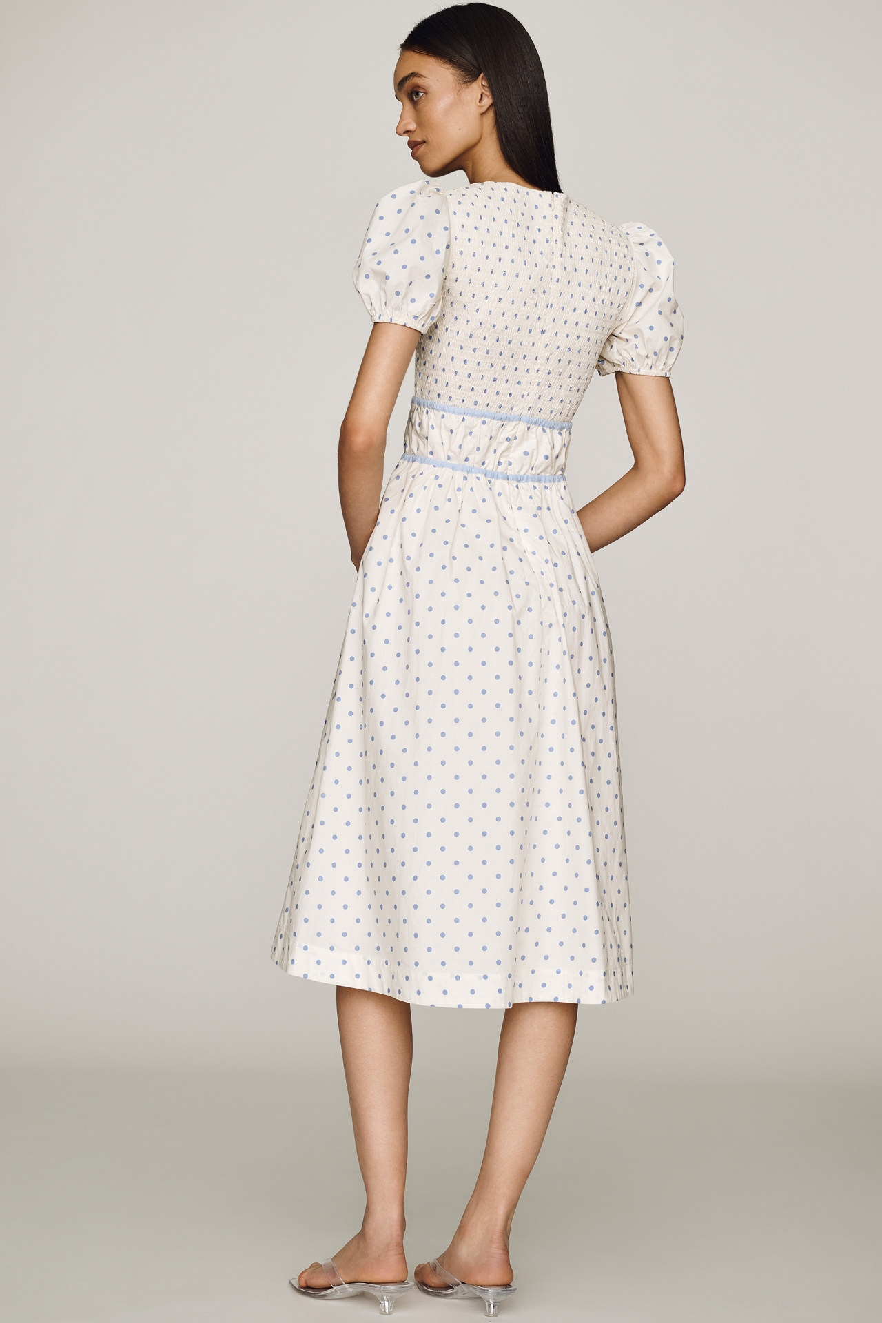Elevator Disco Miss Me 100% Cotton Midi Dress