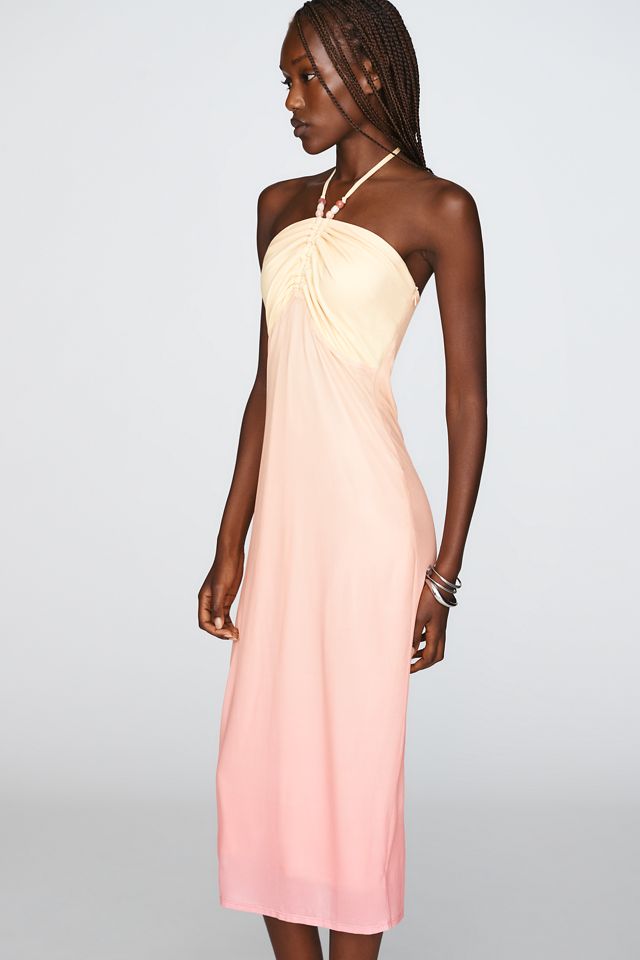 Elevator Disco Star Night Halter Midi Dress #2