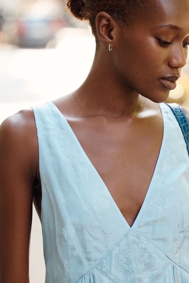 By Anthropologie V-Neck Midi Dress #1