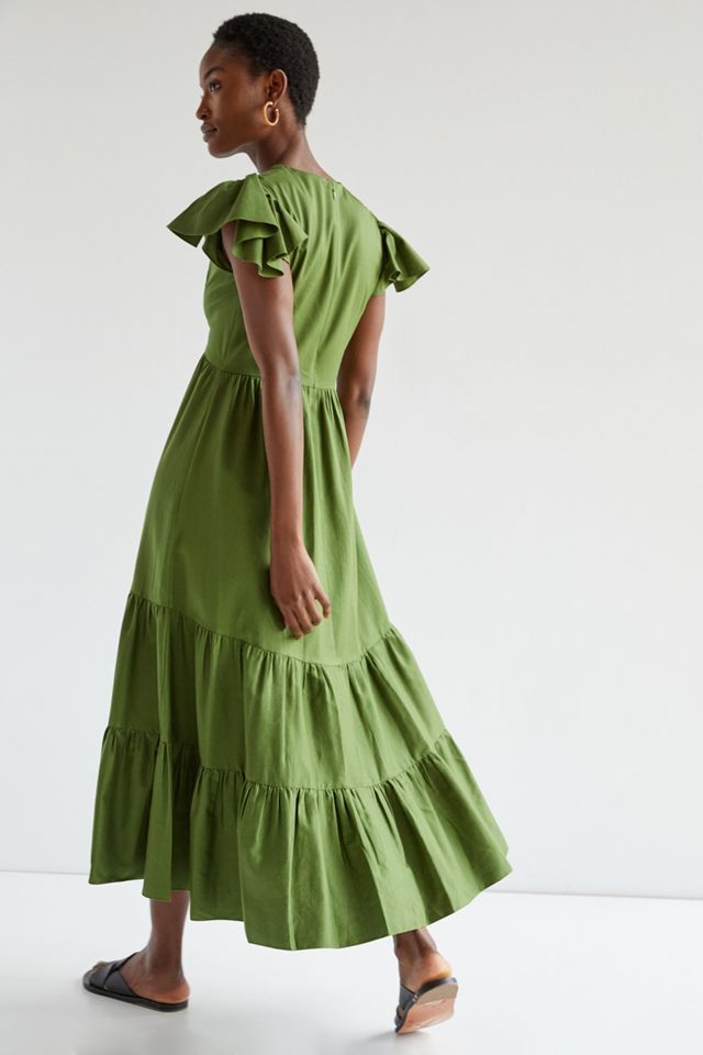Sachin & Babi Ruffled Maxi Dress #1