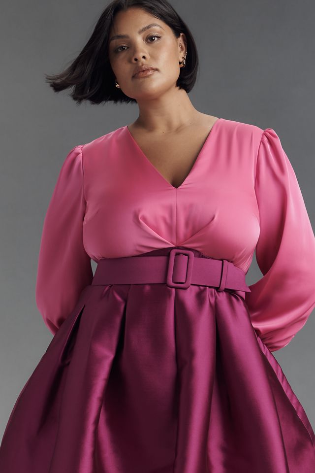 Sachin & Babi Zoe Belted Gown #1