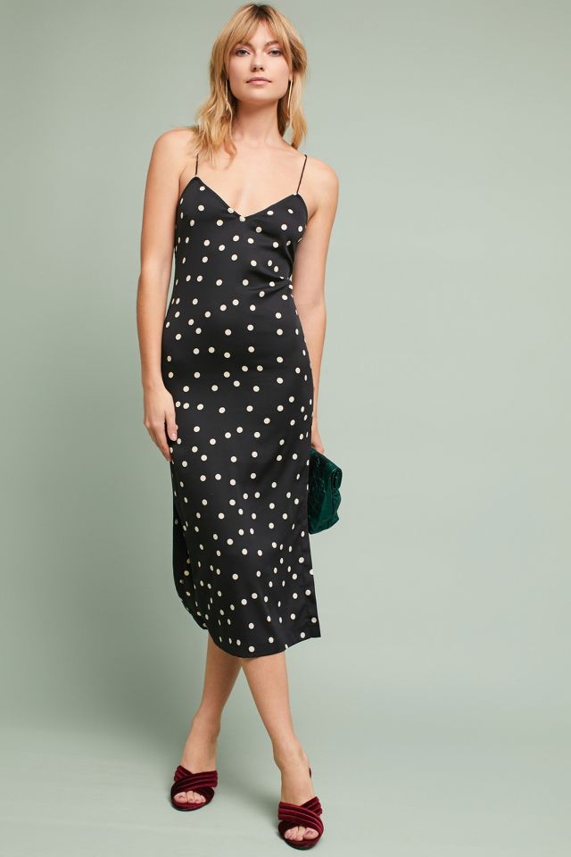 Polka Dotted Slip Dress