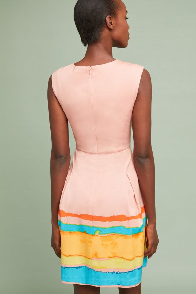 Painterly Pleated Dress #2