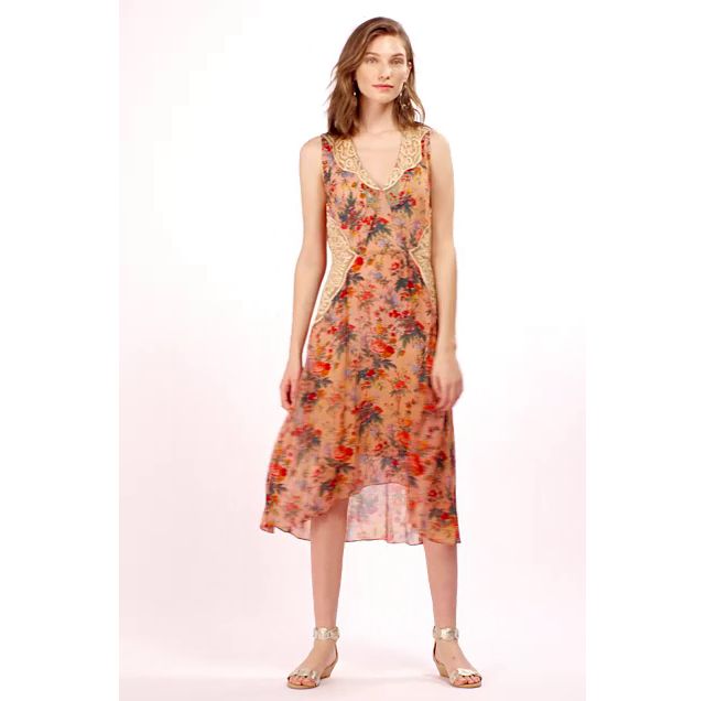 Calico Fleur Dress | Anthropologie