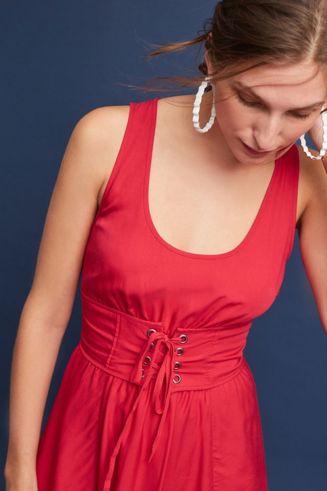 Corseted Midi Dress #1