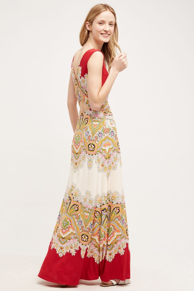 Boteh Maxi Dress #1
