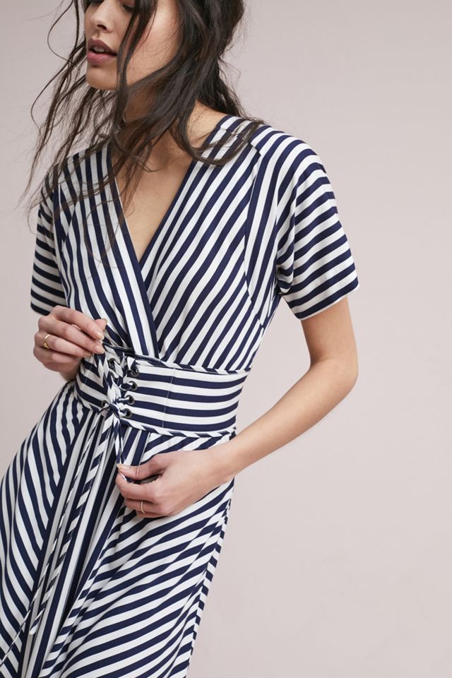 Tracy Reese Striped Corset Dress #1