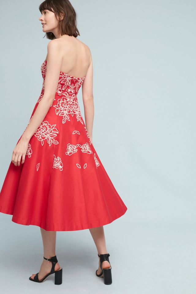 Corded Rouge Dress | Anthropologie