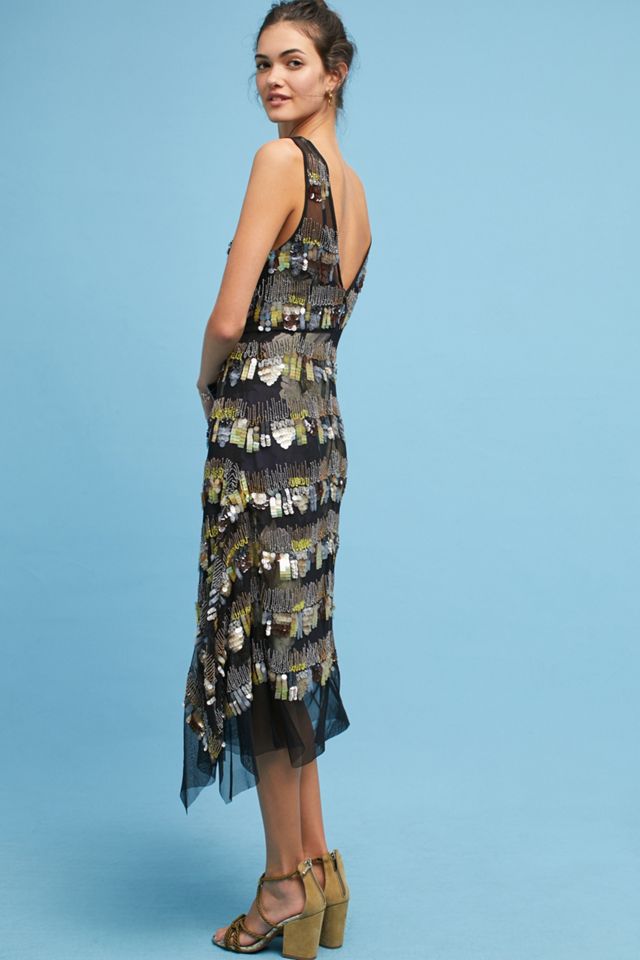 Tracy Reese Beaded High-Low Dress #2