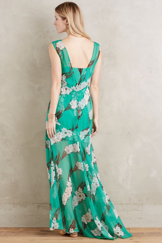 Rose Tree Silk Gown  #1