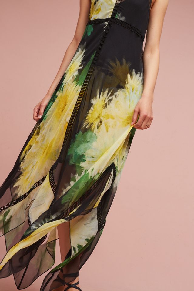 Tracy Reese Claudia Silk Maxi Dress #1