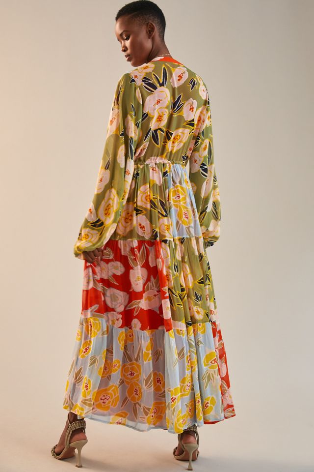 Carolina K Floral Print Maxi Dress #2